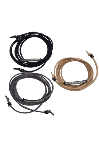 KERRY gunmetal Necklace by NICOLE LEIGH Jewelry