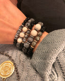 KACIE GUNMETAL larvikite/riverstone
