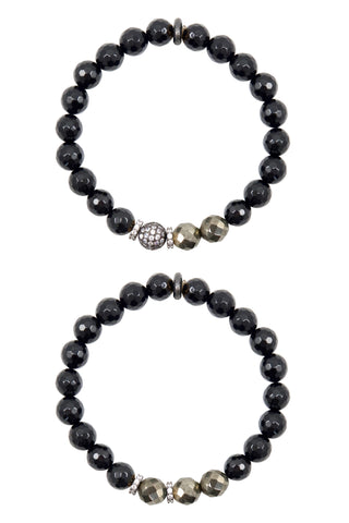 KENNEDY GUNMETAL onyx/pyrite