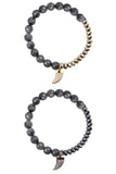 BRIDGETTE larvikite Bracelet by NICOLE LEIGH Jewelry