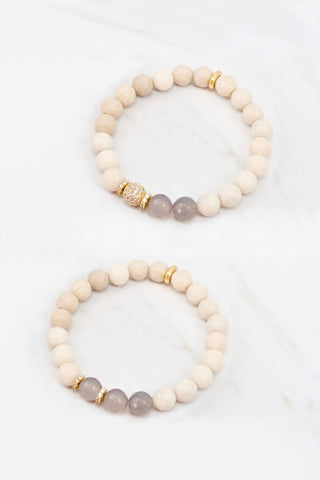 KENNEDY GOLD riverstone/gray agate