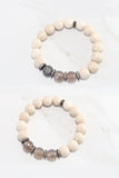 LYLA GUNMETAL riverstone/gray agate