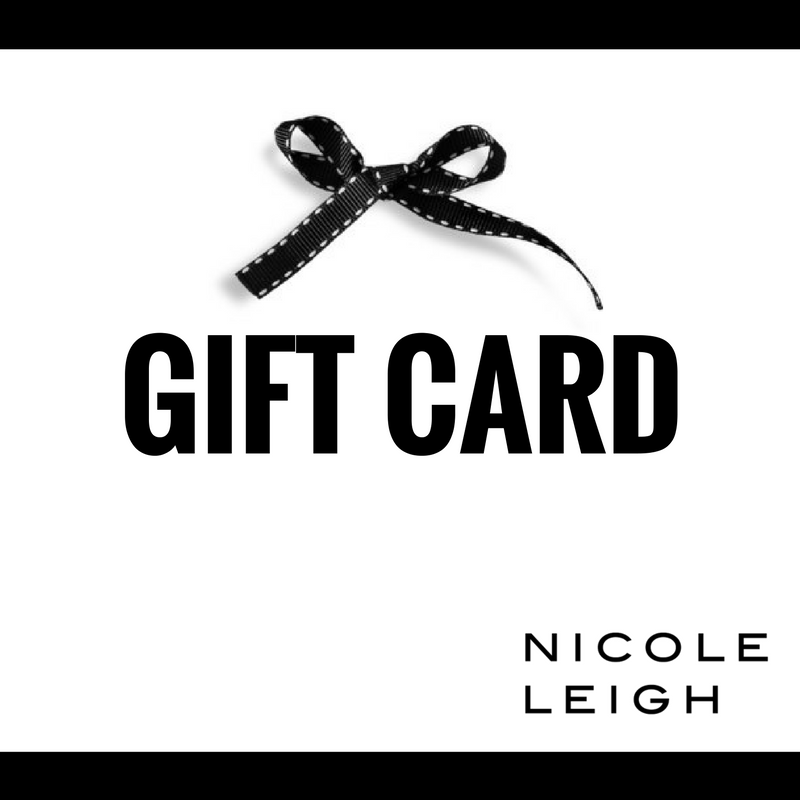 GIFT CARD  by NICOLE LEIGH Jewelry