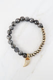 BRIDGETTE larvikite Bracelet by NICOLE LEIGH Jewelry