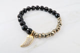 BRIDGETTE onyx Bracelet by NICOLE LEIGH Jewelry