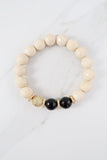 LYLA GOLD riverstone/onyx