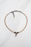KYLIE gunmetal Necklace by NICOLE LEIGH Jewelry