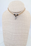 KYLIE gunmetal Necklace by NICOLE LEIGH Jewelry