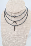 AUBREY hematite Necklace by NICOLE LEIGH Jewelry