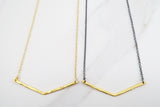 LEAH SHORT gold Necklace by NICOLE LEIGH Jewelry