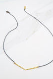 LEAH SHORT gold Necklace by NICOLE LEIGH Jewelry