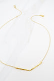 LEAH SHORT gold Necklace by NICOLE LEIGH Jewelry