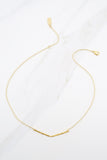 LEAH SHORT gold Necklace by NICOLE LEIGH Jewelry