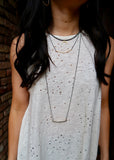 LEAH SHORT gold Necklace by NICOLE LEIGH Jewelry