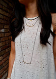 LEAH SHORT gold Necklace by NICOLE LEIGH Jewelry