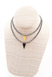 ABBY hematite Necklace by NICOLE LEIGH Jewelry
