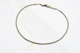 ALI pyrite Necklace by NICOLE LEIGH Jewelry