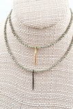 AUBREY pyrite Necklace by NICOLE LEIGH Jewelry
