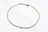 AVERY pyrite Necklace by NICOLE LEIGH Jewelry