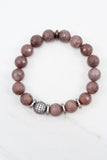 LYLA GUNMETAL purple aventurine/matte purple aventurine