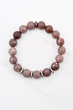 LYLA GUNMETAL purple aventurine/matte purple aventurine