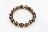 LYLA GOLD smoky quartz