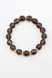 LYLA GOLD smoky quartz