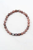 SOPHIA GUNMETAL purple aventurine/matte purple aventurine