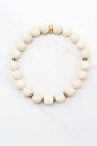 KAT GOLD riverstone/matte riverstone Bracelet by NICOLE LEIGH Jewelry