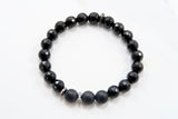 KENNEDY GUNMETAL onyx/matte onyx Bracelet by NICOLE LEIGH Jewelry