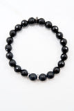 KENNEDY GUNMETAL onyx/matte onyx Bracelet by NICOLE LEIGH Jewelry