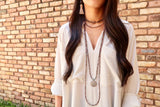 KENDALL gunmetal Necklace by NICOLE LEIGH Jewelry
