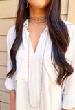 BAILEY gold Necklace by NICOLE LEIGH Jewelry
