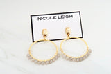 HARPER gold Earrings by NICOLE LEIGH Jewelry