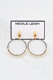 HARPER gunmetal Earrings by NICOLE LEIGH Jewelry