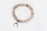 LACIE gray agate Bracelet by NICOLE LEIGH Jewelry