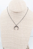 LINA gunmetal Necklace by NICOLE LEIGH Jewelry