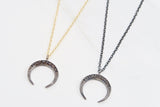 LINA gunmetal Necklace by NICOLE LEIGH Jewelry