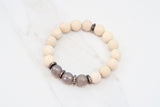 LYLA GUNMETAL riverstone/gray agate