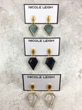 Tess Gold Earrings by NICOLE LEIGH Jewelry