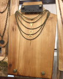 ALI pyrite Necklace by NICOLE LEIGH Jewelry