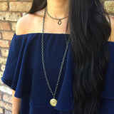 ALI pyrite Necklace by NICOLE LEIGH Jewelry