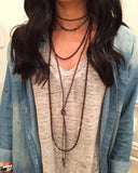 KERRY gunmetal Necklace by NICOLE LEIGH Jewelry