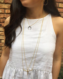 LINA gold Necklace by NICOLE LEIGH Jewelry