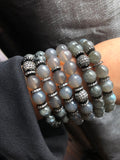 LYLA GUNMETAL labradorite