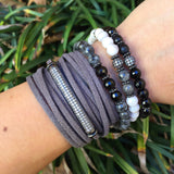 SOPHIA GUNMETAL onyx/matte onyx