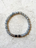 SKYLER GUNMETAL gray jade/onyx