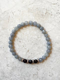 SKYLER GUNMETAL gray jade/onyx