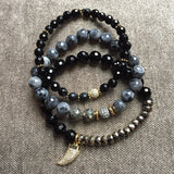 BRIDGETTE onyx Bracelet by NICOLE LEIGH Jewelry