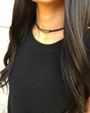 KARLY gunmetal Necklace by NICOLE LEIGH Jewelry